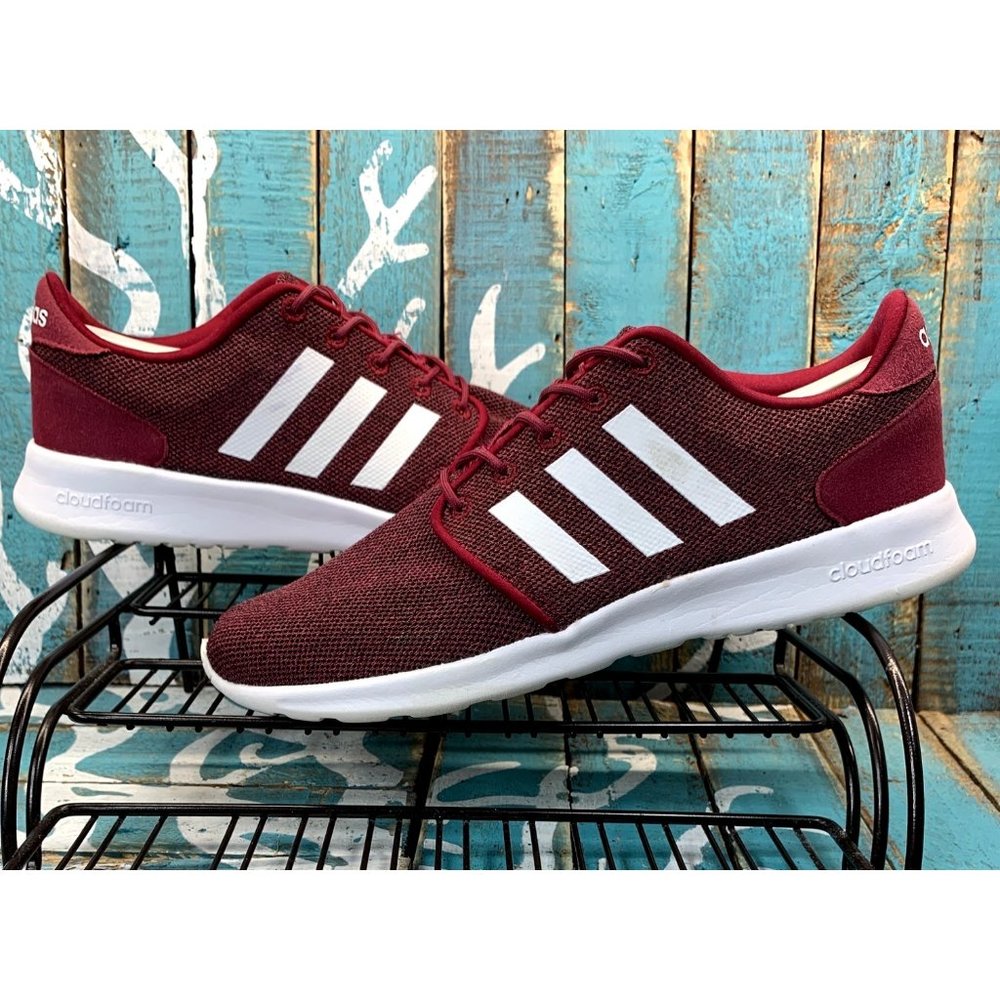 Adidas Cloudfoam QT Racer Women's Sz 10 Maroon Running Training Shoe BC0006